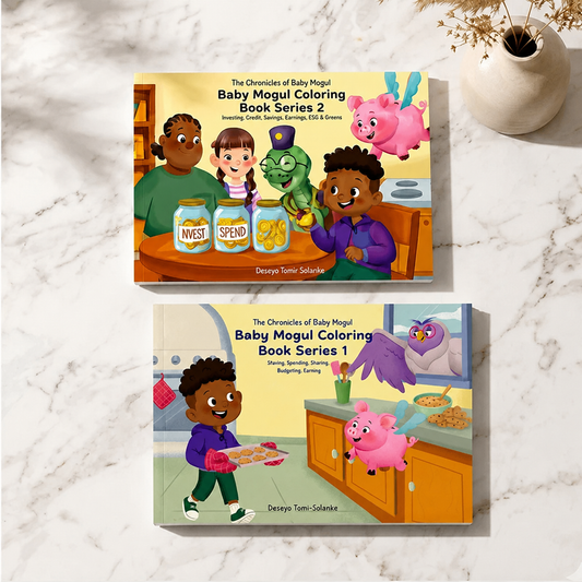 Baby Mogul Starter Bundle (1 Illustration + 1 Coloring)