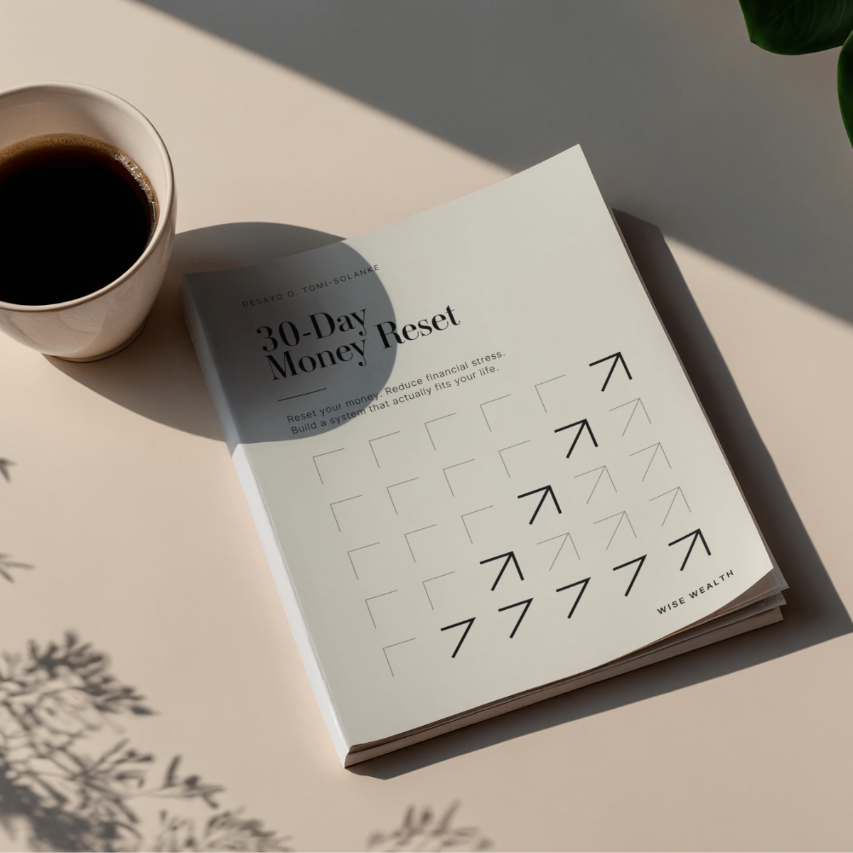 30-Day Money Reset Workbook | Fillable Budget & Money Planning PDF